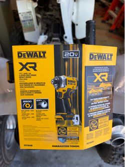 Dewalt 20v max xr cordless impact with 9ah battery