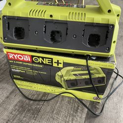 6 Port  Battery Supercharger& 12 Amp Corded Reciprocating Saw