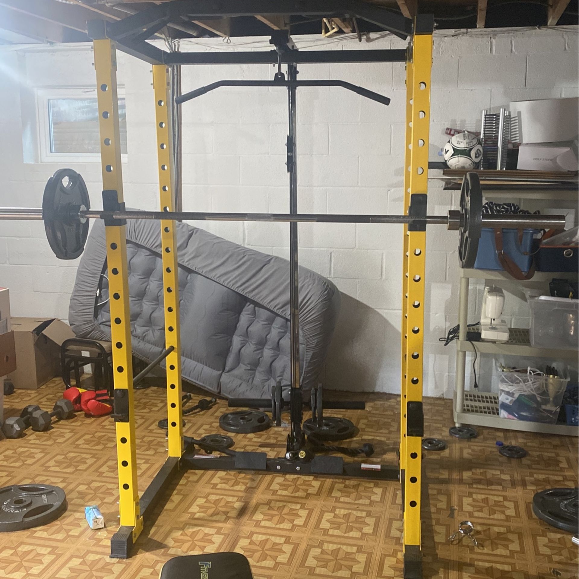 Power Rack + Cable Machine+ 300lbs Weight Set for Sale in Wheaton ...