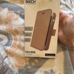 Sketch Hard Case Phone Wallet iPhone 8/7/6s plus