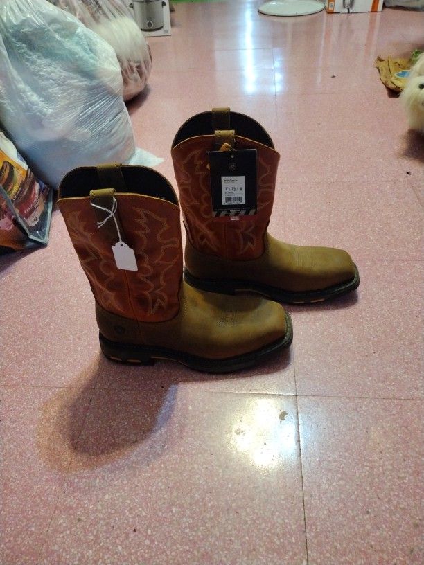Ariat Steel Toe Work Boots For Men(New)