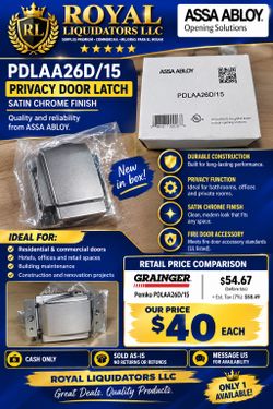 ASSA ABLOY PDLAA26D/15 Privacy Door Latch Satin Chrome