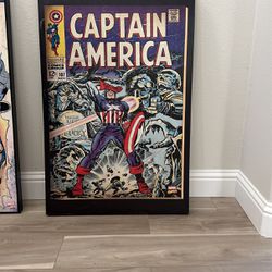 Marvel  Comics  Wall Art Decor (Captain America) 