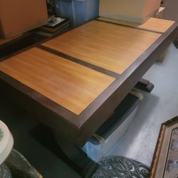 Solid Wood Office Desk and 3 Drawer File Desk