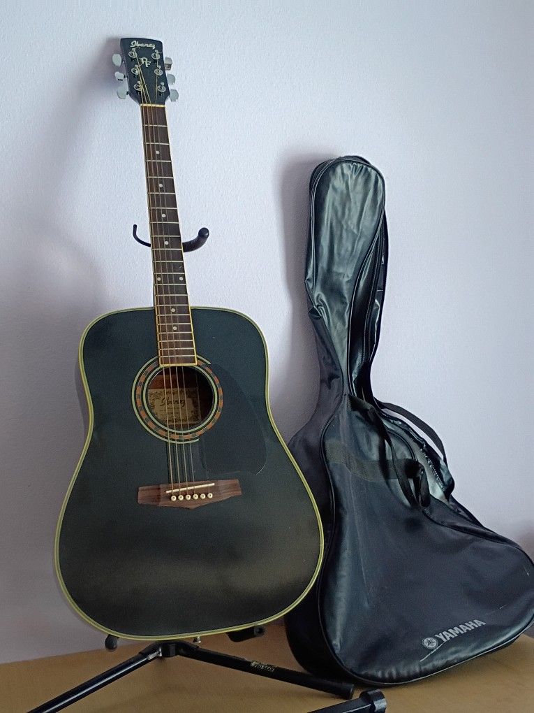 Ibenaz Acoustic PF BK 1403 Beautiful Sound Clean On String Need Replacement 