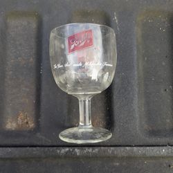 Vintage Schlitz Beer Fingerprint Glass