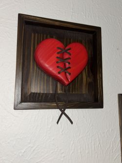 💔Wooden Broken Heart 💔
