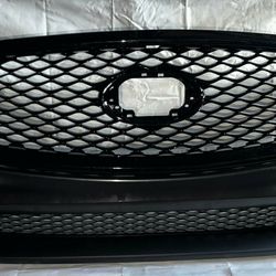 2019 2020 2021 QX50 FRONT BUMPER WITH GRILLS ( BLACK GLOSS ) AFTERMARKET NEW PRIMED