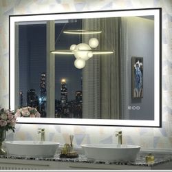 2 Brand New, Still In The Box LED Vanity Mirrors (48 X 32)