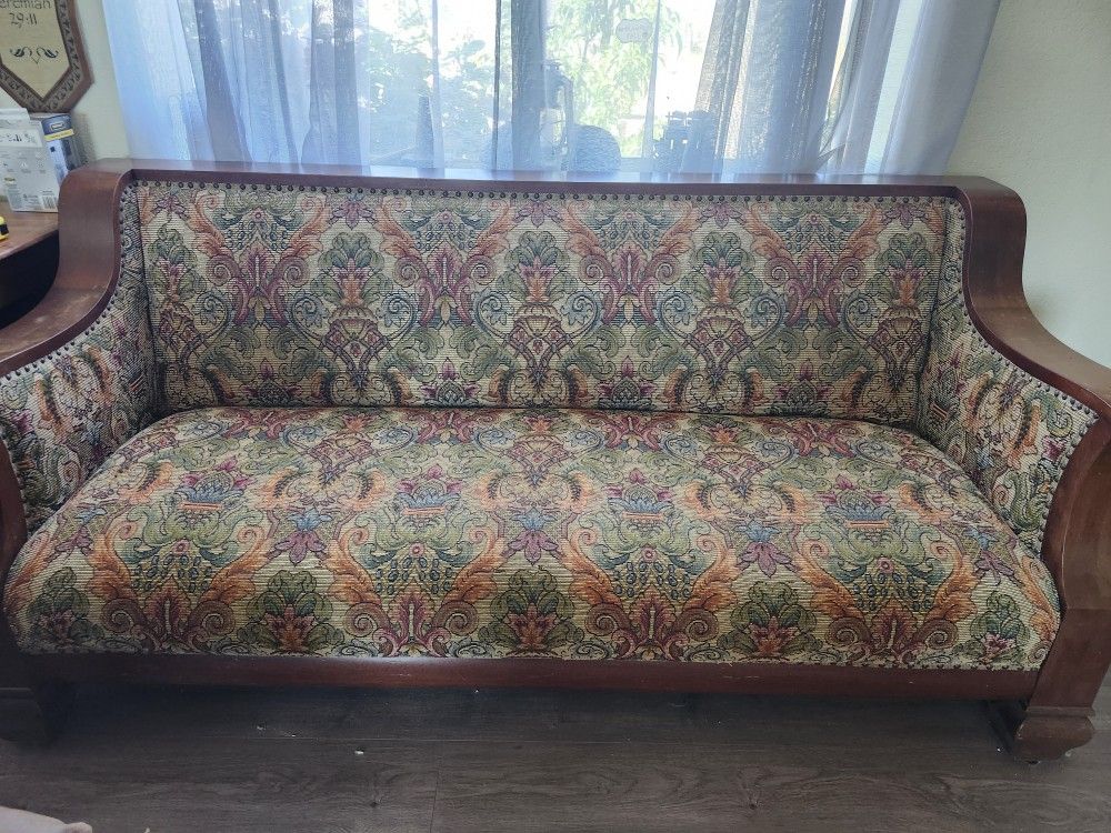 Antique Tapestry Sofa