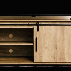 Tv Stand With Sliding Barn Door