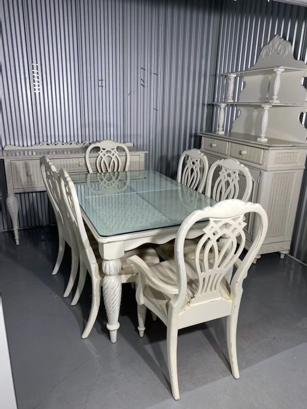 Beautiful white wash dining room set lexington furniture