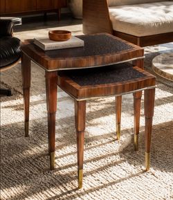Vintage Thomasville Nesting Tables, Bogart Collection, 2 tables