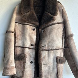 Vintage Suede Cowboy Marlboro Man Jacket Western Size Large 