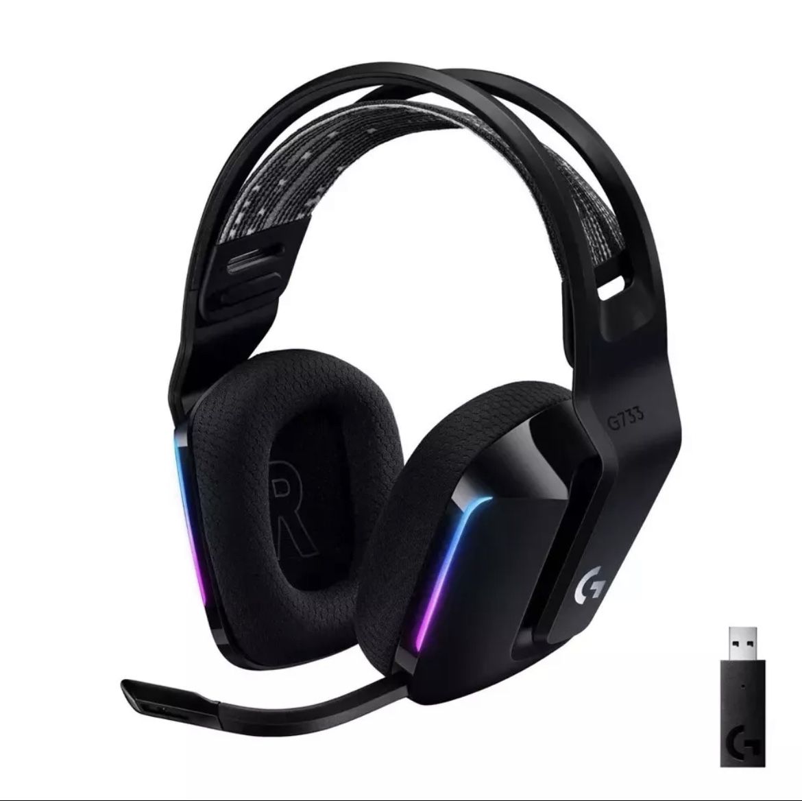NEW Logitech G733 Wireless Gaming Headset - Black