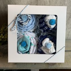 Cupcake Onesie Gift Box~Set Of 4