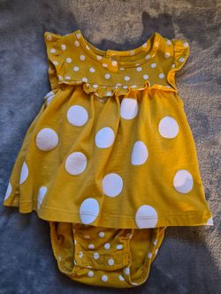 Like New, Baby Girl Romper, Size 12 months