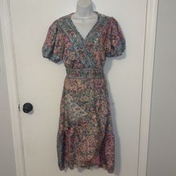 NWT Lapogee random print flowers size M