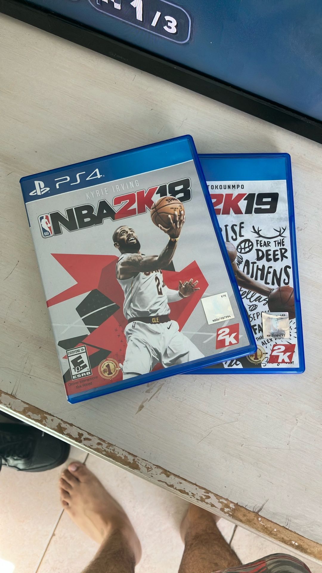 NBA2K18 And 19 PS4