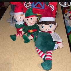 3 Elf’s One Is Warm Me In The Microwave Very Cute 