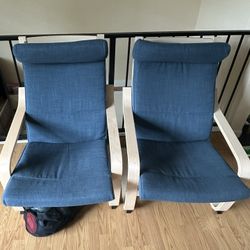 Set of two IKEA Chairs (includes cushion)