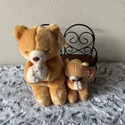 NWT TY Hope (Bear) set (beanie & buddy)