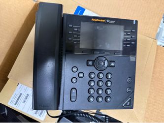 Ring Central IP Polycom VVX450 Phones with side car