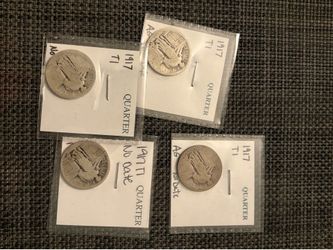 Standing liberty quarters