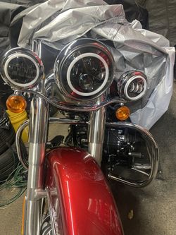 Harley Davidson Soft tail Deluxe Red 2008