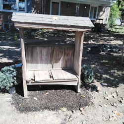 Old Bus Bench