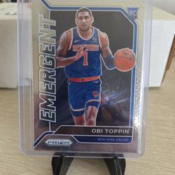 Knicks Obi Toppin Rookie Card