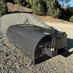 Skid Steer Street Sweeper Box Broom Attachment 