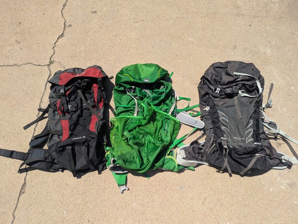 Backpack Hiking Bag P/P Each Osprey Talon 44L REI Flash Arc'teryx 38L Day Bag Pack Camping Ultralight Zpacks Gregory ULA Deuter Mammut Kelty Sierra