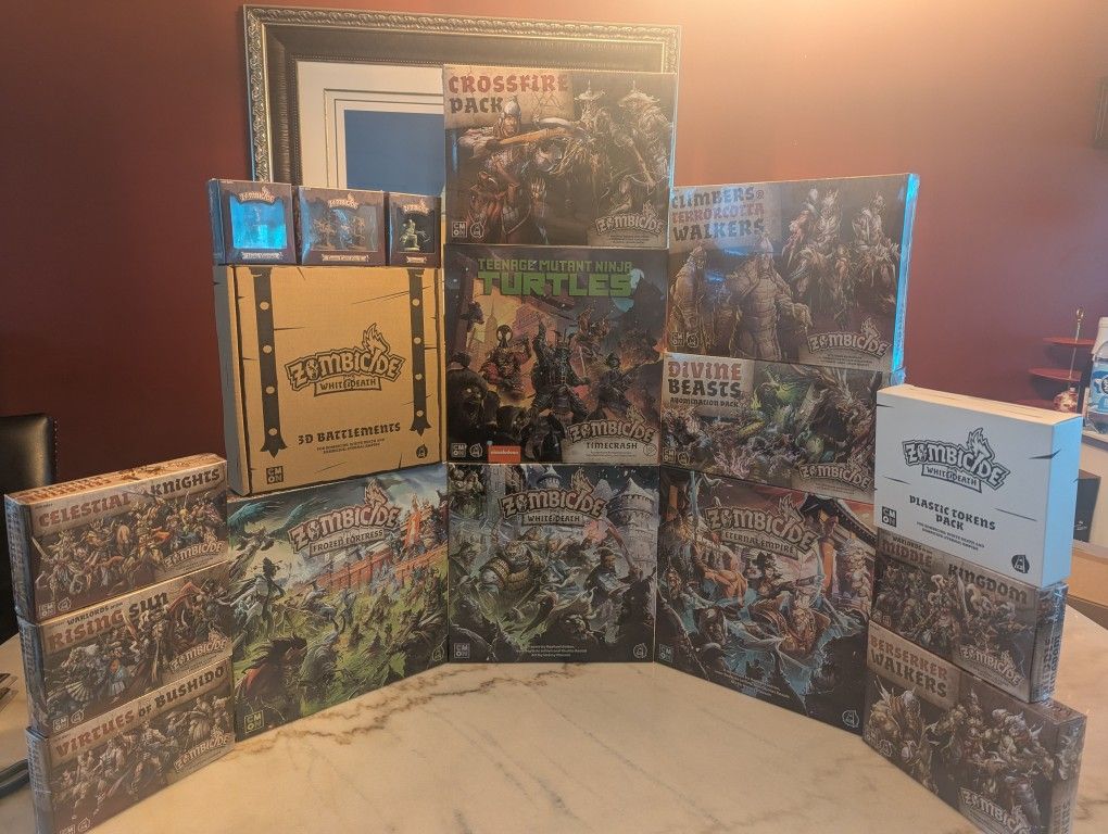 Zombicide White Death All-In Avalanche Kickstarter Pledge + Accessory Add-Ons