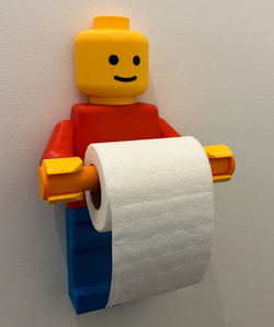 Lego Man Toilet Paper Holder