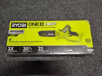 RYOBI PSBCW01B 18V ONE+ HP BRUSHLESS 8 INCH COMPACT PRUNING MINI CHAINSAW - TOOL ONLY