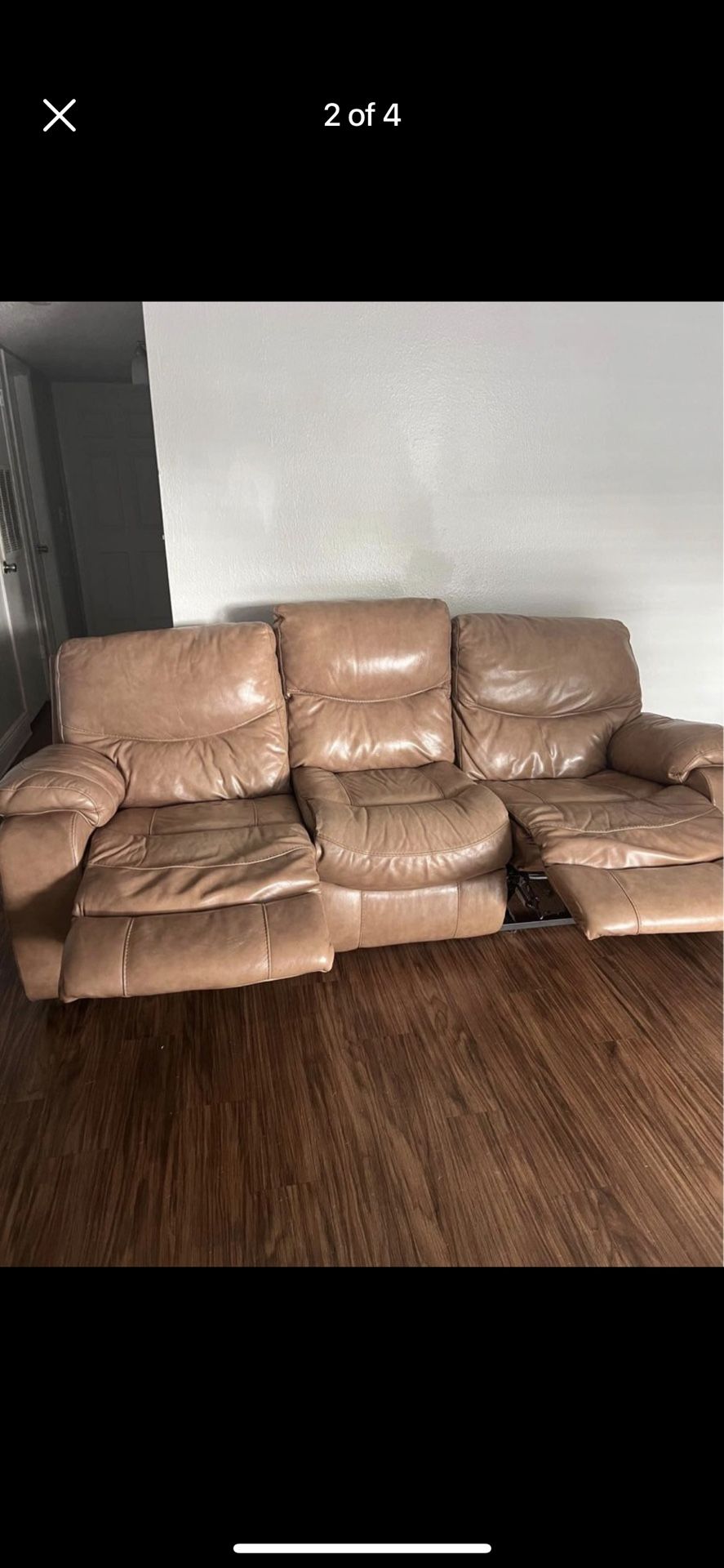 Leather Couch 