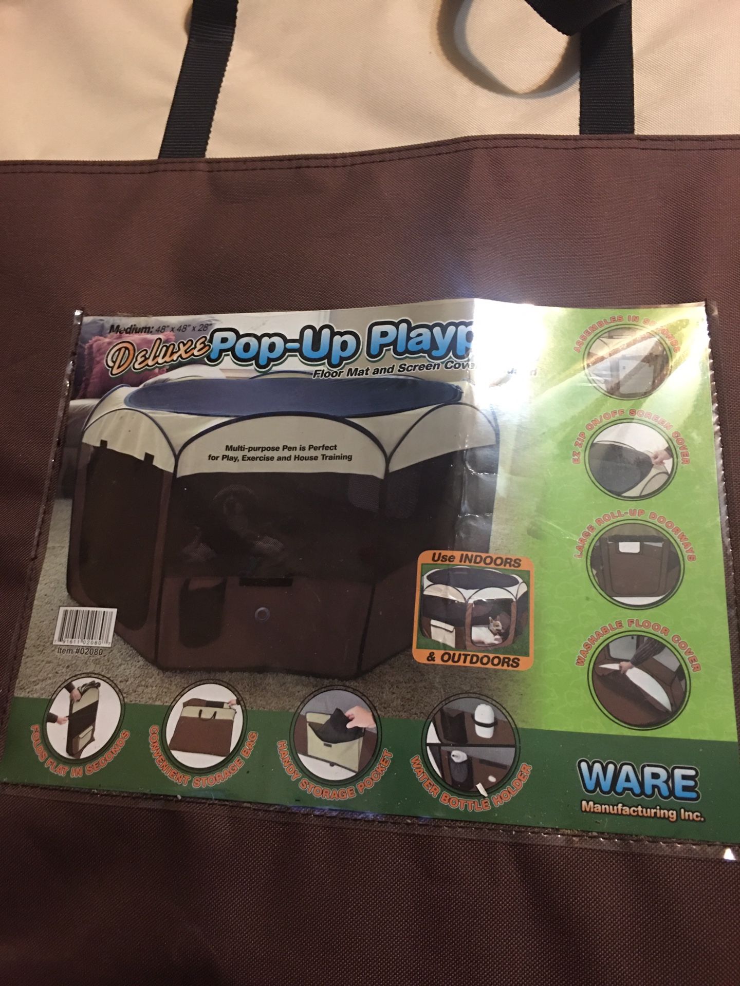 Pop-up playpen For Dogs 