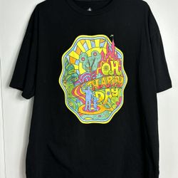 Disney World Oh Happy Day Walt and Mickey Partners Statue Hippie T Shirt SZ XXL