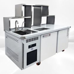 60 ins Bar Bubble Tea WorkStation Refrigerator KMX-1599