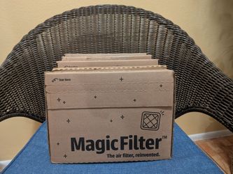 Magic Filter. Second nature. Filter air conditioning 24"x14"x1".Merv 8. 5 dollars each filter. A/C.