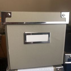 Metal And Cardboard heavy Storage Boxes-READ