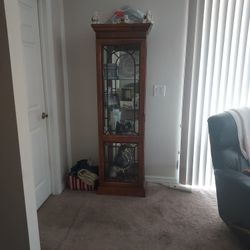 Curio Cabinet W/ Shelves 72 X 20 X 12