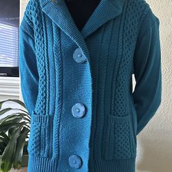 Blue Cardigan