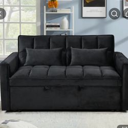 Black Convertible Sofa Bed