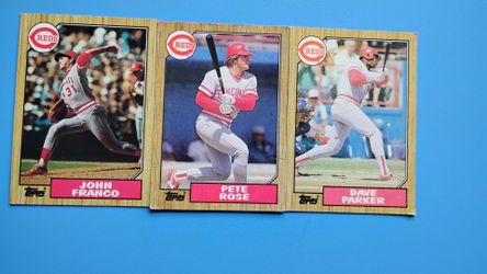 1987 Topps Cincinnati Reds Baseball Cards Lot