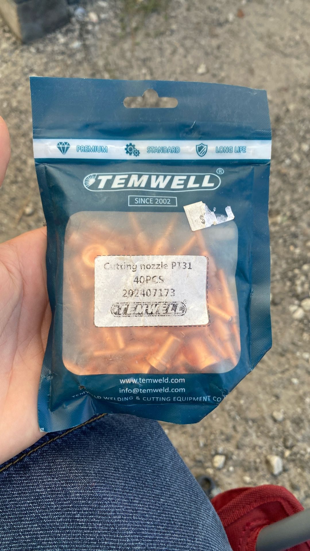 TEMWELL CUTTING NOZZLE PT31 40PCS