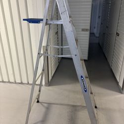 6 ft. Aluminum Step Ladder (10 ft. Reach Height) with 250 lb. Load Capacity Type I Duty