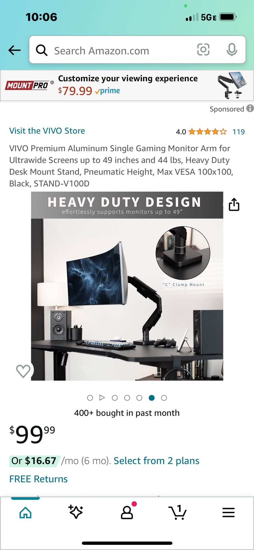 Monitor Arm