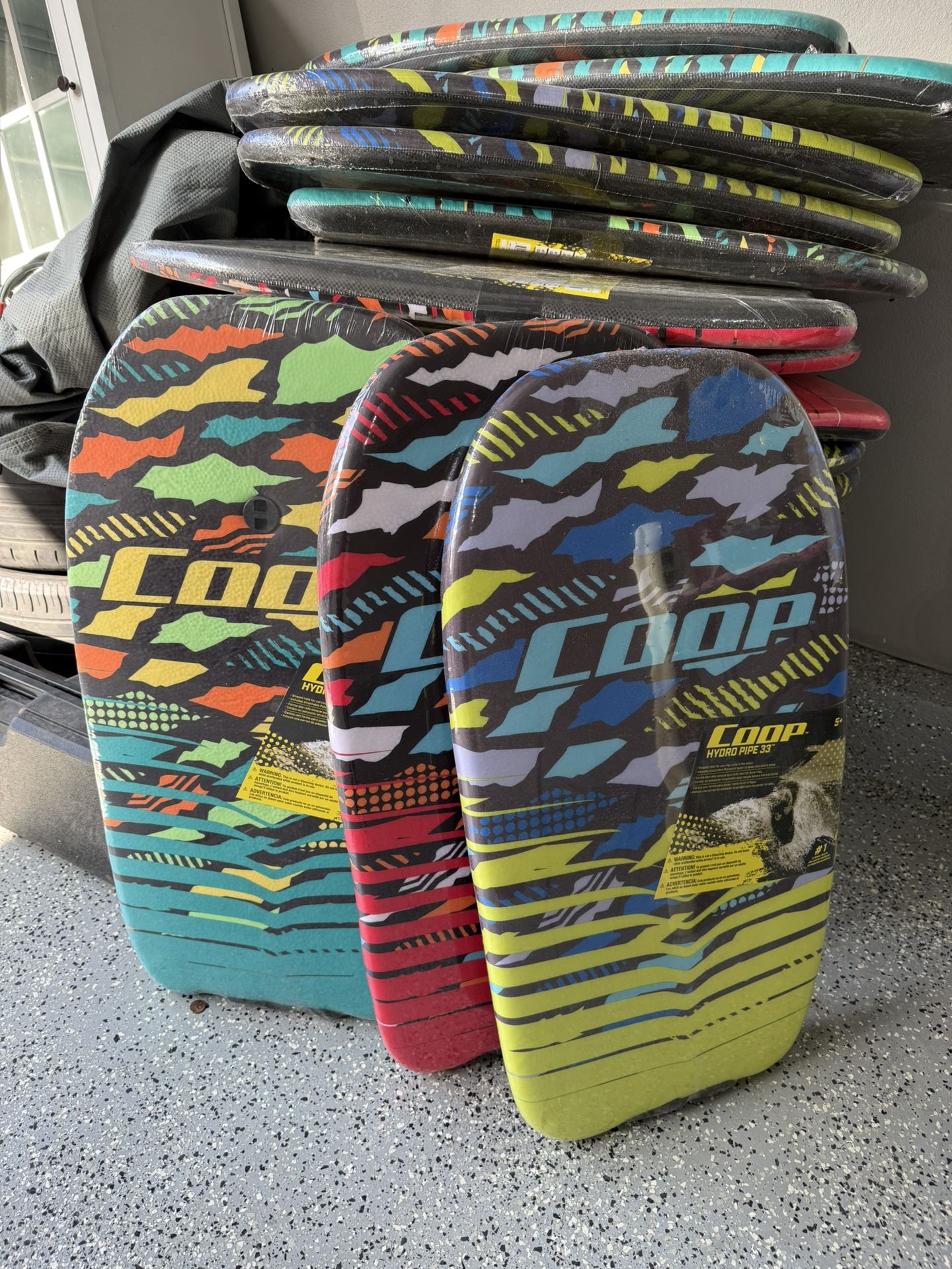 33” Co-op Hydro Pipe Bodyboard Kickboard Surfing Skimboard Wake Boogie Board
